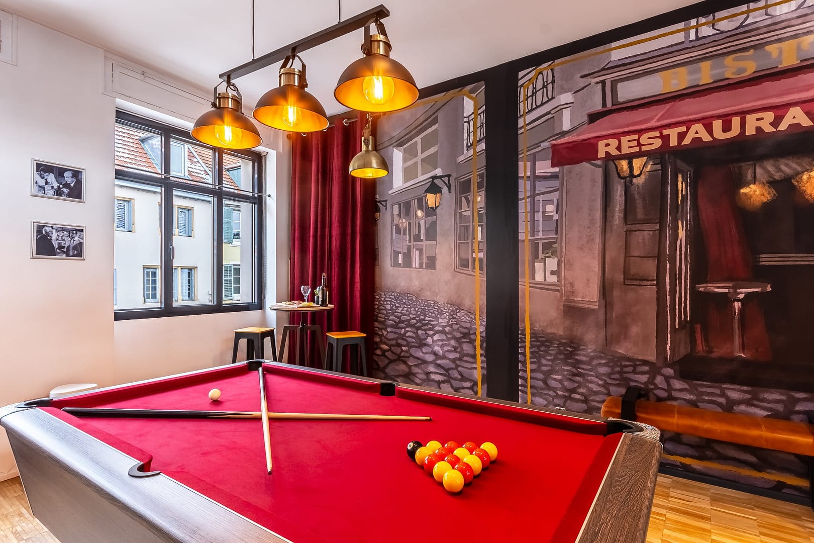 salle de coworking avec billard à montbéliard
